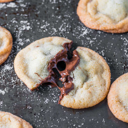 Nutella Stuffed Sugar Cookies