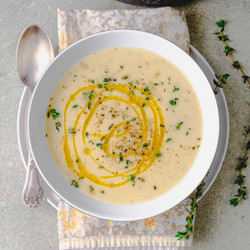 Julia Child's Creamy Potato Leek Soup