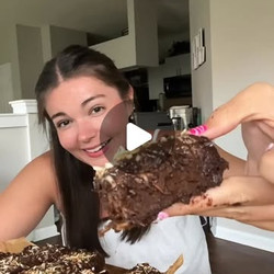 Samoa Sweet Potato Brownies