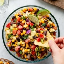 Corn Black Bean Avocado Salsa
