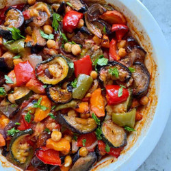 Baked Vegetables With Chickpeas – Firinda Sebzeli, Nohutlu Turlu | Ozlem's Turkish Table