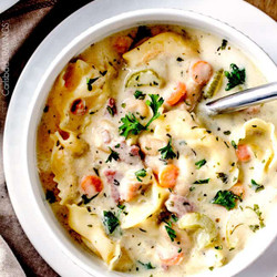 White Bean Tortellini Soup