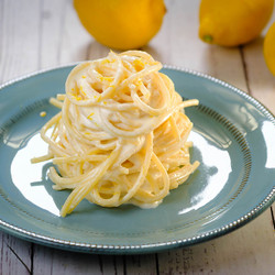 Pasta Al Limone With Goat Cheese