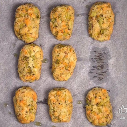 Salmon Broccoli Tots