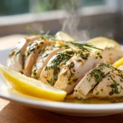 Juicy Poached Chicken Breast Recipe