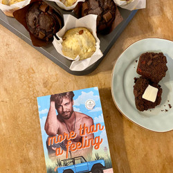 Double Chocolate Cherry Bakery Style Muffins