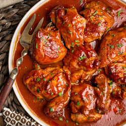 Southern Boneless Bbq Chicken Thighs (crockpot)