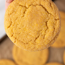 Honey Butter Cornbread Cookies