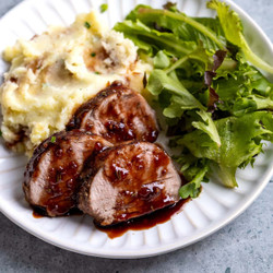 Roasted Pork Tenderloin With Raspberry Sauce