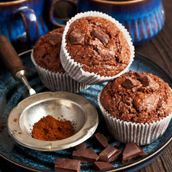 Air Fryer Chocolate Muffins