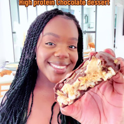 Chocolate Protein Rice Cake Bars