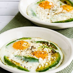 Baked Eggs With Avocado And Feta