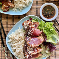 Sesame Ginger Ahi Tuna Steaks