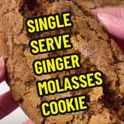 Single Serve Ginger Molasses Cookie