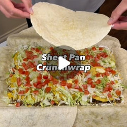 Sheet Pan Crunchwrap Supreme