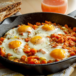 Sweet Potato &amp; Red Onion Skillet