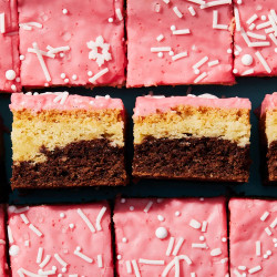 Neapolitan Sugar Cookie Bars