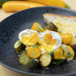 Braised Zucchini With Lemon And Garlic