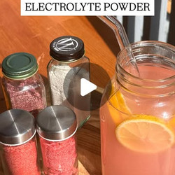Homemade Electrolyte Powder