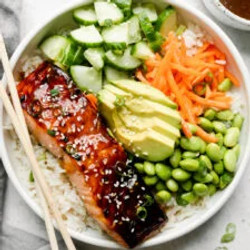 Teriyaki Salmon Bowl (30 Minute Dinner)