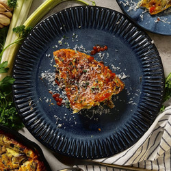 Baked Frittata With Mushrooms and Leeks