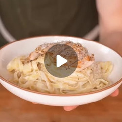 High Protein Low Cal Cauliflower Alfredo