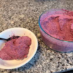 Breakfast fruit pudding