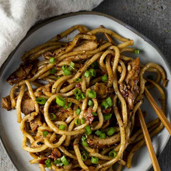 15 Minute Korean Style Udon Stir Fry