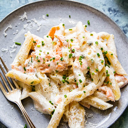 Pasta With Smoked Salmon