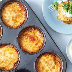 Muffin Pan Mexican Potato Bakes Recipe