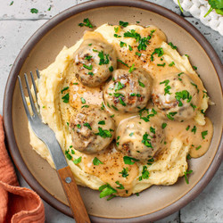 Vegan Swedish Meatballs