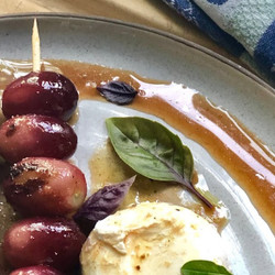 Grilled Grapes &amp; Burrata, Oh My!