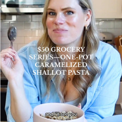 One-pot Caramelized Shallot Pasta