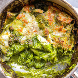 Sausage &amp; Greens Cheat's Lasagne