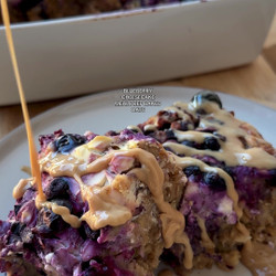 Meal Prep Blueberry Cheesecake Baked Oats