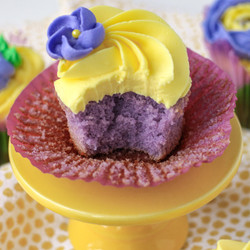 Lavender Cupcakes With Lemon Elderflower Cupcakes