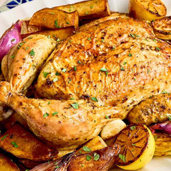 One-pan Greek Roast Chicken And Potatoes