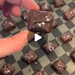 Salted Date Caramels
