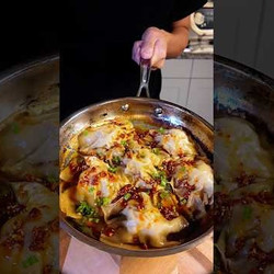 One Pan Chicken Dumplings
