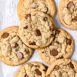 Tahini Chocolate Chip Cookies
