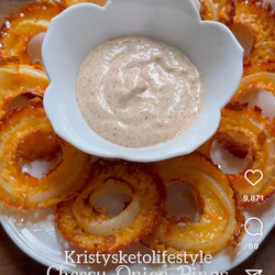 Cheesy Onion Rings