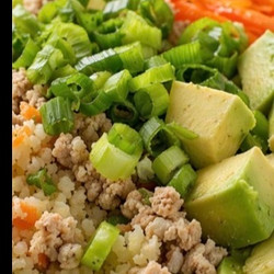 Garlic Lemon Chicken Bowl