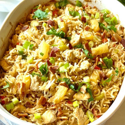 Pineapple Chicken And Rice Casserole