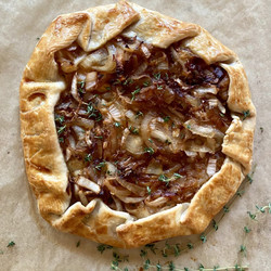 Cabbage &amp; Onion Tart