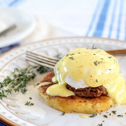 Potato Cake Benedict