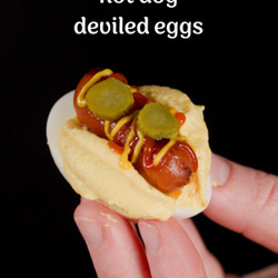 (Party side) Weenie Deviled Eggs
