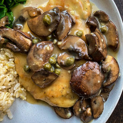 Chicken Piccata With Mushrooms