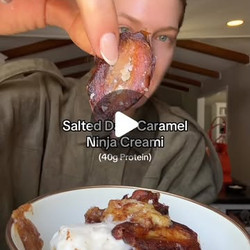 40g Protein Salted Caramel Ice Cream