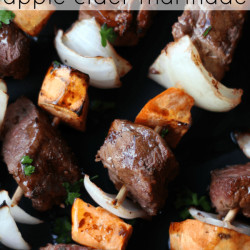 Fall Steak Kabobs With Apple Cider Marinade