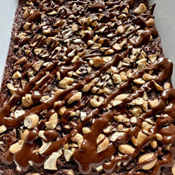 Flourless Sugar Free Chocolate Banana Oat Bake